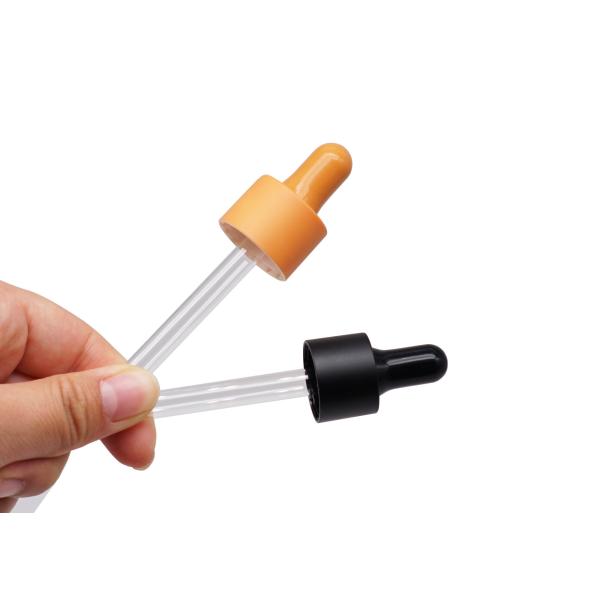 Оранжевая стеклянная капельница 15mm масла стекла SGS пипетки