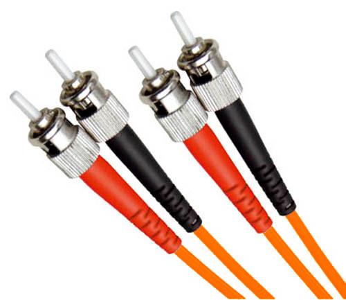 ISO RoHS Insertion Los ≤ 0.2dB,≤ 0.3dB ST DX Duplex Fiber Optics Connector Assemblies PC And APC
