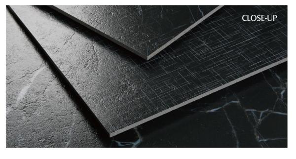 600x600mm Black Porcelain Tile 3D Inkjet Print Glazed Floor Wall