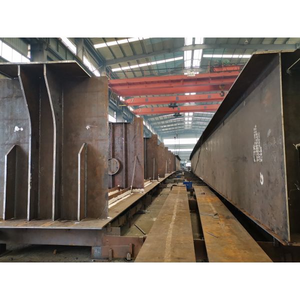 50M - 1000M Bridge Steel Structure Steel Girder Bridge Construction Heavy Duty