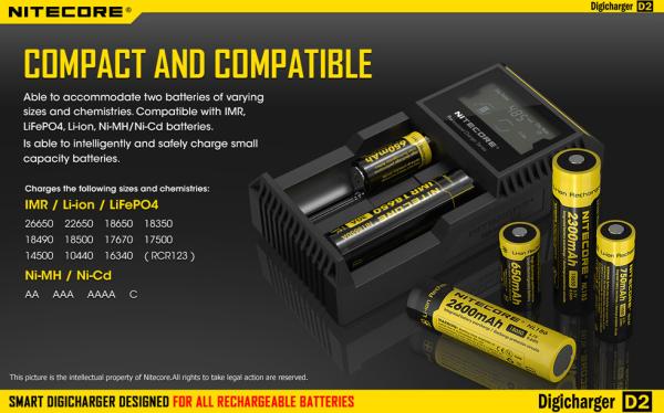 Universal battery charger With LCD 2014 latest Nitecore charger