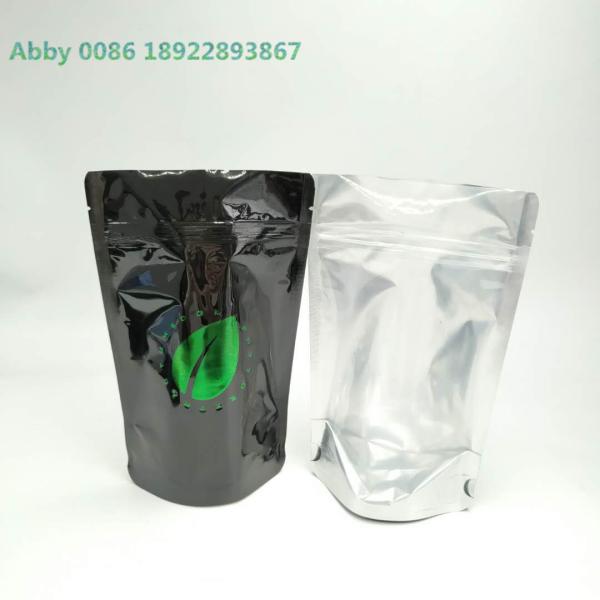 Levántese el grueso modificado para requisitos particulares los colores brillantes plásticos de los bolsos de la cremallera para el té