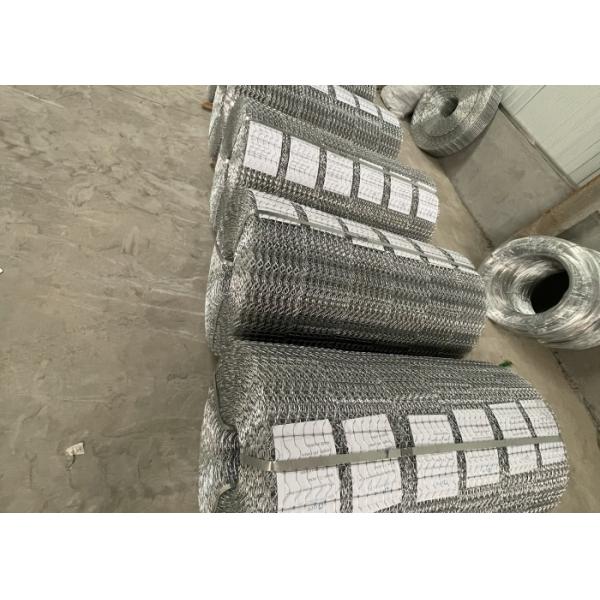 1.8mm Wire Diameter 10 Lines Galvanized Pipeline Reinforce Welded Mesh For Oil Gas Pipelines