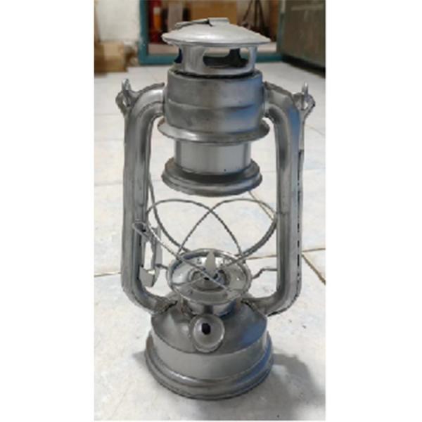 Sliver Metal Type Vintage Glass Decor Camp Hanging Light Large Capacity Kerosene Oil Lamps