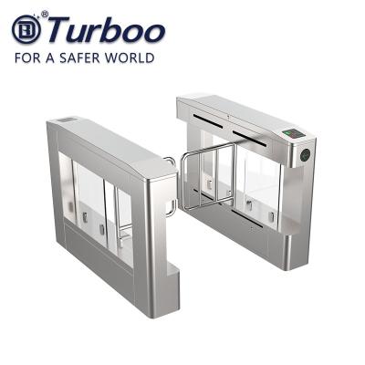 Stainless Steel Pedestrian Flap Access Control Turnstile Gate Servo Motor 100W