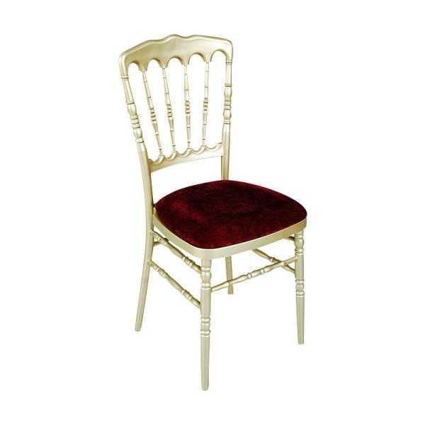 Elegant White Napoleon Chair Perfect for Wedding Banquet and Event Dining Room Furniture