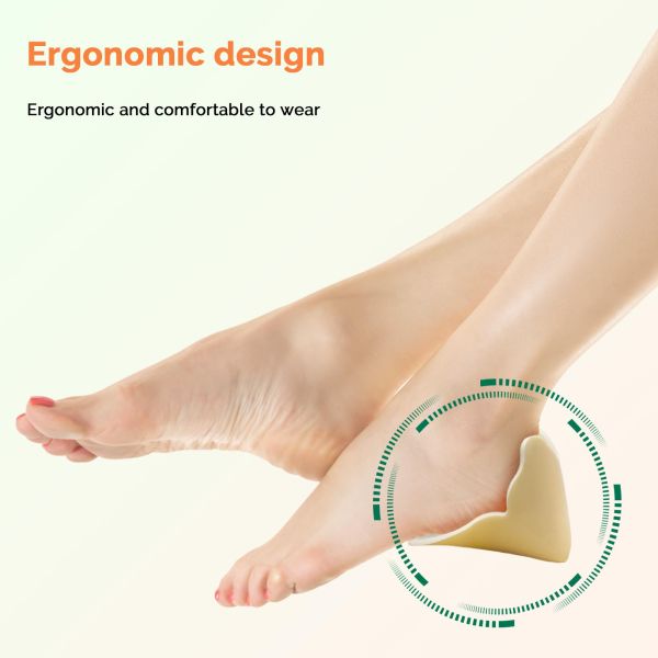 Self Adhesive Hydrophilic Heel Foam Dressing Pads For Foot Ulcers Pressure Sores