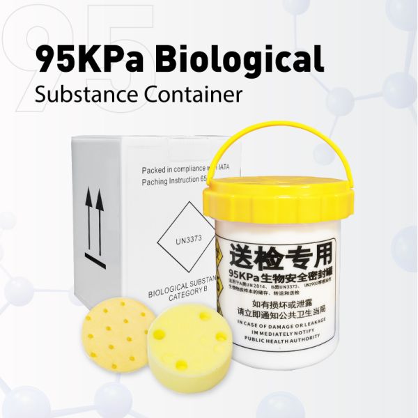 UN3373 UN2814 Packaging Solution Following IATA Packing Instruction Regulations For Infectious Substance Shipment