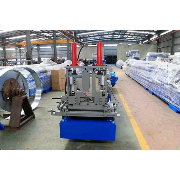 Auto Change Size C Purlin Roll Forming Machine , Steel Frame Forming Machine