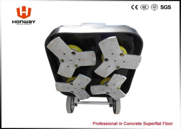 Four Grinding Plate Marble Floor Grinding Machine With Water Tank And Dust Port