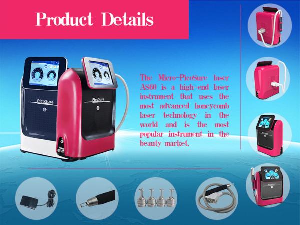Portable Picosure Laser Machine Multi Functional Red Or Gray Color Optional
