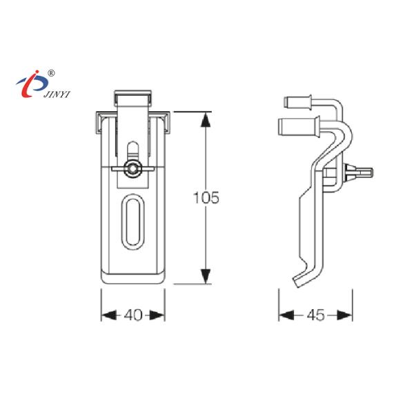 Steel Acrylic 3 Shower Trays Bathtub Supporting Anchors