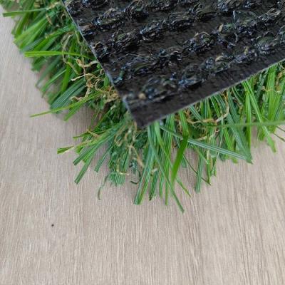32 mm de baixa contração de lazer Paisagem de relva artificial com adesivo PU e suporte duplo de PP