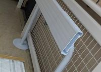 White PVC Vinyl Horse Fence 1.5m Height Durable pvc privacy fence