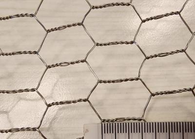 10m vedação de malha de arame metálico aço inoxidável ou PVC revestido hexagonal