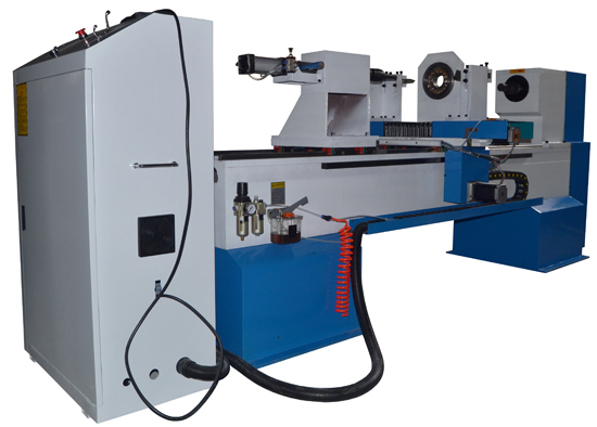 Max length 1500mm industrial cnc wood lathe machine