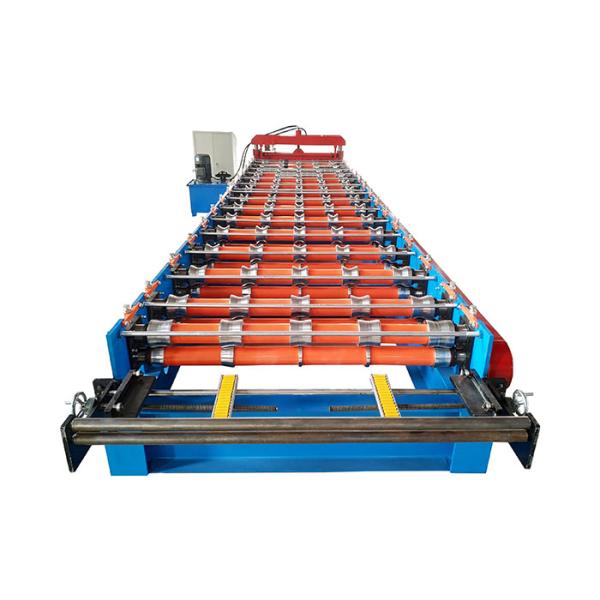 Galvanized Roofing Automatically Sheet Metal Roll Forming Machines Hydraulic Motor