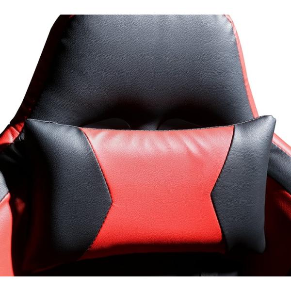 300lb Revolving Gaming Swivel Chairs 5D Paddle Shift For Back Pain PC Leather PU
