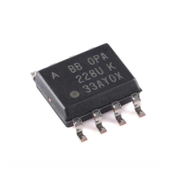 OPA228UA SOP-8 Amplificateur opérationnel à haute précision et faible bruit pour les composants électroniques IC de la puce d'amplificateur de précision