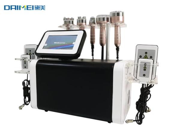 6 In 1 Lipo Diode Laser Pads Ultrasonic Cavitation Radio Frequency Machine