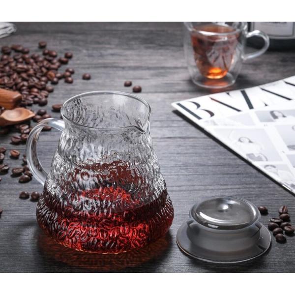 Stainless Steel Filter and Lid Coffee Server for Customized Logo Heat Resistant Tea Pot