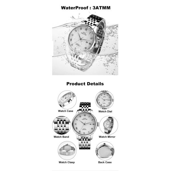 Men's Luxury Sapphire Business Watch-OEM