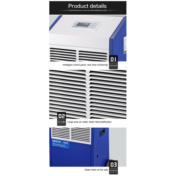 Parking Lot Use 120L/DAY 600m3 Air Dryer Dehumidifier
