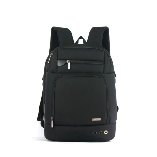 4 leaf cfover Nylon custom fashion men backpack with 14inch laptop sleeve computer travel bag teenager backpack