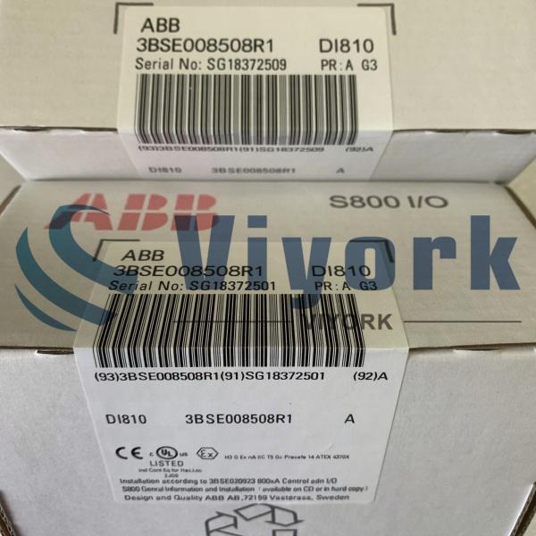 新しいABB 3BSE008508R1の入力モジュールDI810デジタル16チャネル24VDC