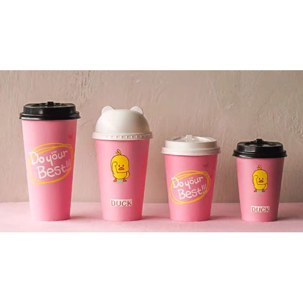 ODM 9oz Paper Disposable Christmas Cup For Drink Coffee Milk Tea