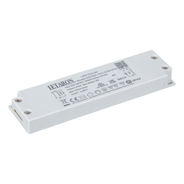 Letaron IP44 LED Driver Output 12V 24V With Over Current Protection