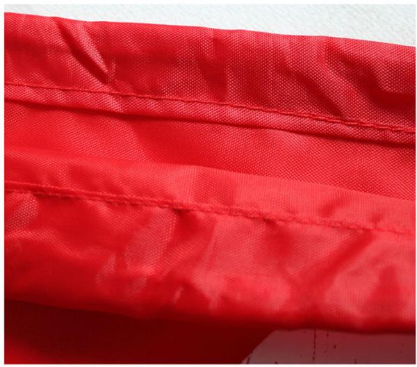 TPBP018 Outdoor Gym Sports Backpack Red Heavy Duty Polyester Drawstring