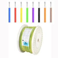 O UL UL3135 flexível da ligação de teste 24AWG do fio de cobre do silicone da chama FT2 600V trançou