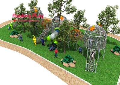 Bird'S Nest Type Rope Climbing Playground Equipment Include Six Strands Steel Wire Plastic