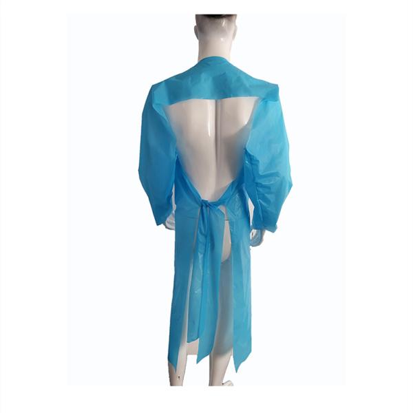 S&J Hospital Non-sterile doctor medical surgical gowns EN13795 waterproof disposable isolation surgical gown with thumb loop