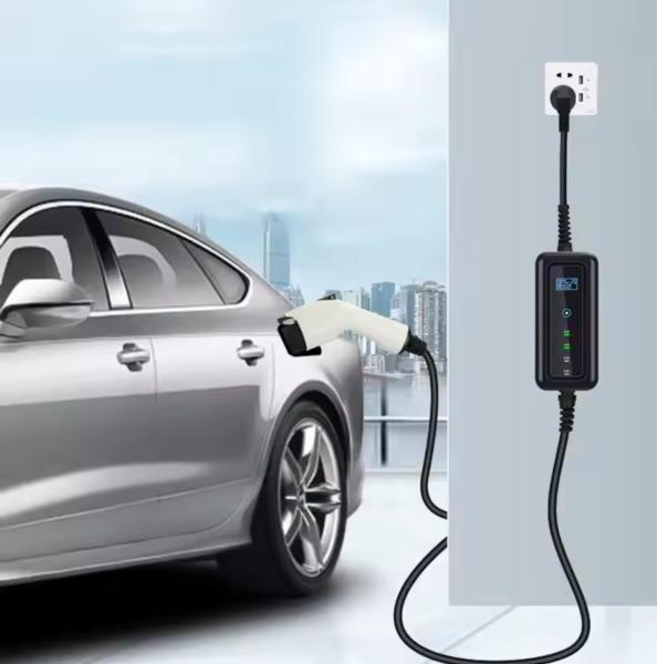 7KW 32A 1 Single Phase Electric Portable Charger Type 1 5M 10m Cable Electric Car Charger Wall Box Electric Car Charging Station CEE Plug