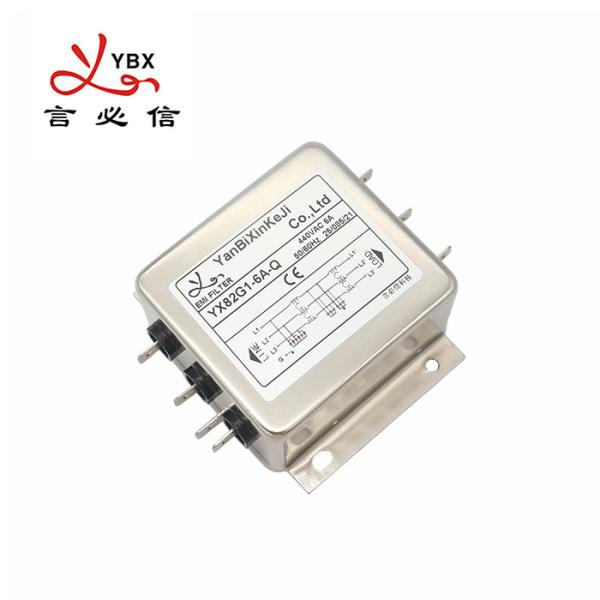 380V/440V Трехфазный фильтр M4 винтовой или быстрый терминал EMI фильтр для моторного привода