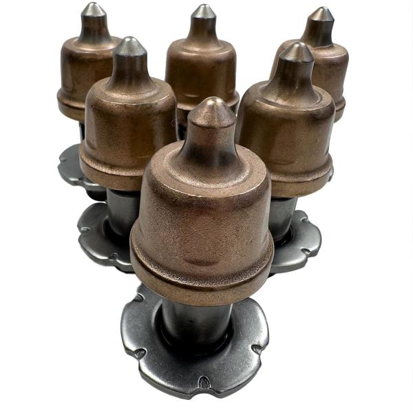 Parches de fresadora de diseño eficiente para rodillos de pista W195 W1900 M6-20 picks