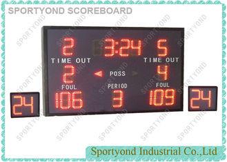 Counter Equipment LED Electronic Basketball Scoreboard with Two 24 Seconds Shot CLock and Game Timer