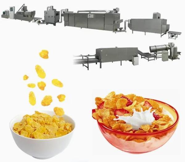 Оборудование для кукурузных хлопьев мощностью 330 кВт. Сушилка для кукурузных хлопьев 45x5x3 м