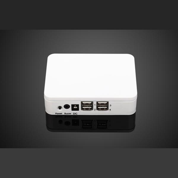 COMER 4port cell phone/tablet/ipad open display retail security controller with charging alarm