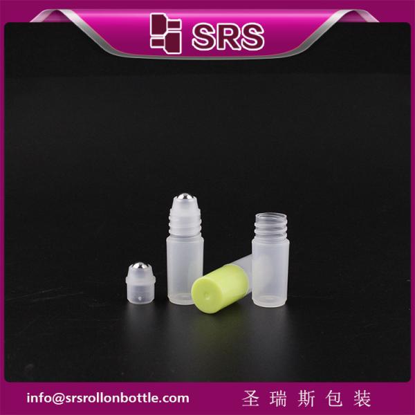 SRS RPP-3ml Plastic Roll On Bottle Any Color for Sample Applications