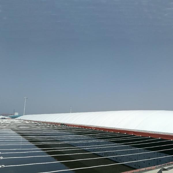 Rectangular Double Membrane Gas Holder For Lagoon Customized Size