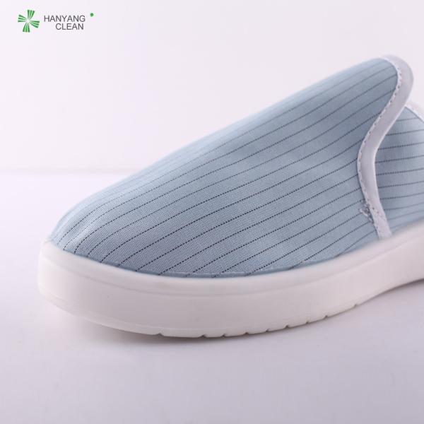 Anti static esd cleaning pu sole blue shoes