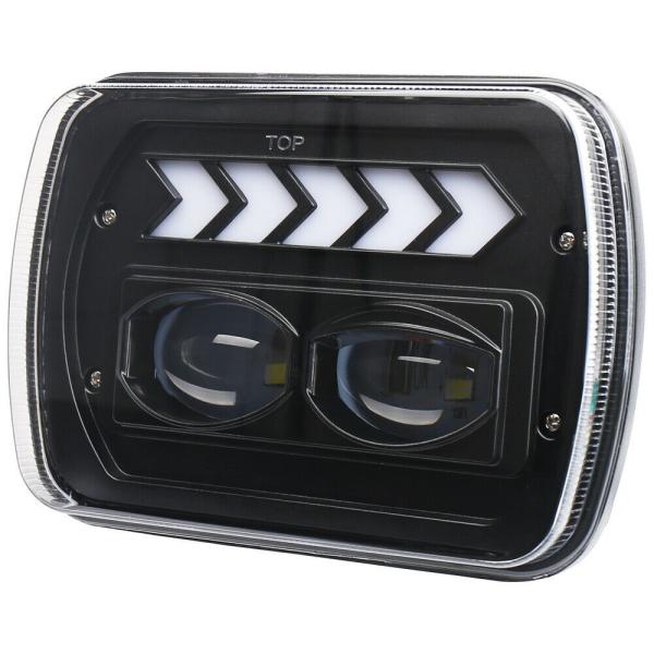 46W 5x7'' 6053 Rectangular LED Driving Lights Arrow H6054