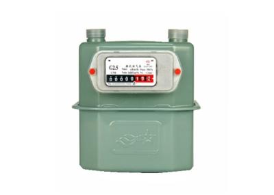 G2.5 Household Membrane Diaphragm Prepaid Gas Meter With Aluminum Shell