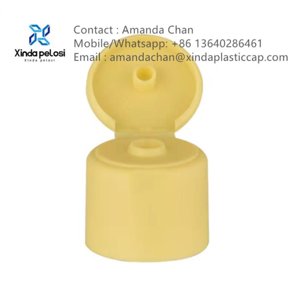 Пластмассовые белые ребровые Flip Top Cap Flip Top Shampoo Caps для лосьона для тела