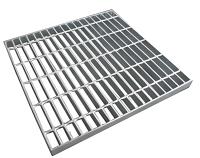 Rejilla de metal galvanizado sumergido en caliente 505 Rejilla de acero de barras dentadas
