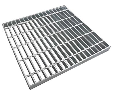 Hot Dipped Galvanized Metal Grating 505 Serrated Bar Safety Walkway Steel Grating