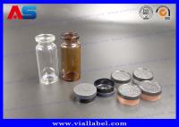 bouteilles et couvercles en verre 10ml 20mm Logo Engraved fait sur commande